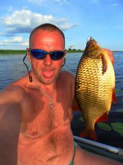 Краснопёрка 580гр на джиг 4гр