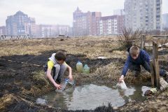 Юные волонтёры