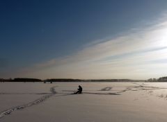 Зимняя рыбалка на морозце