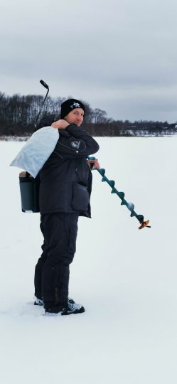 Рыбалка 26.12.2020 дед мороз и окунечки