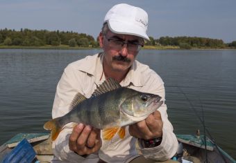 Рыбалка 1-2 сентября 2018 окунек 54 грамма