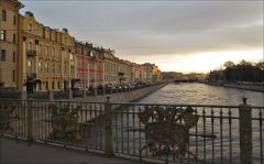 Почти вечер с окна машины!