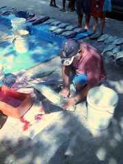 Разделка рыбы.