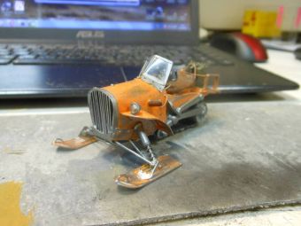 сделал сам моделизм снегоход длиннопост 3567482