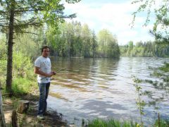 Балтозеро (это я с удочкой :) )