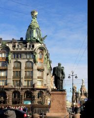 Памятник Кутузову, Дом компании Зингер, Храм Спас-на-Крови.