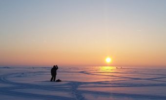 Туса Максфишинга 2016 зима блесним на закате