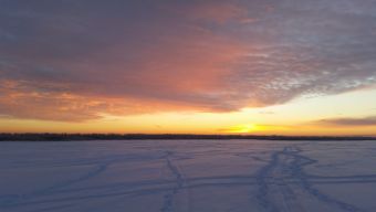 Туса Максфишинга 2016 зима. Закат