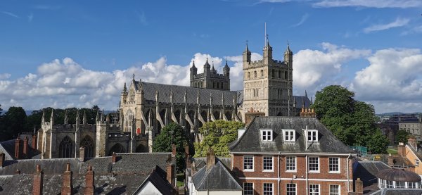 Погода с утра в Эксетере порадовала