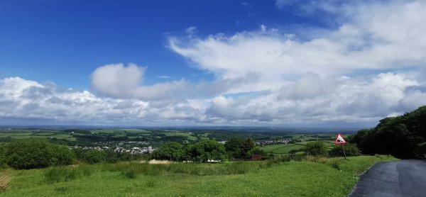 Пейзаж в пустошах - мурах в Dartmoor